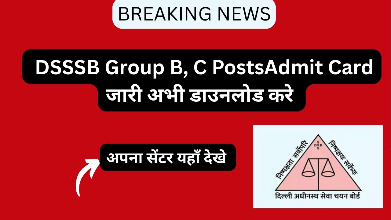 DSSSB Group B, C Posts